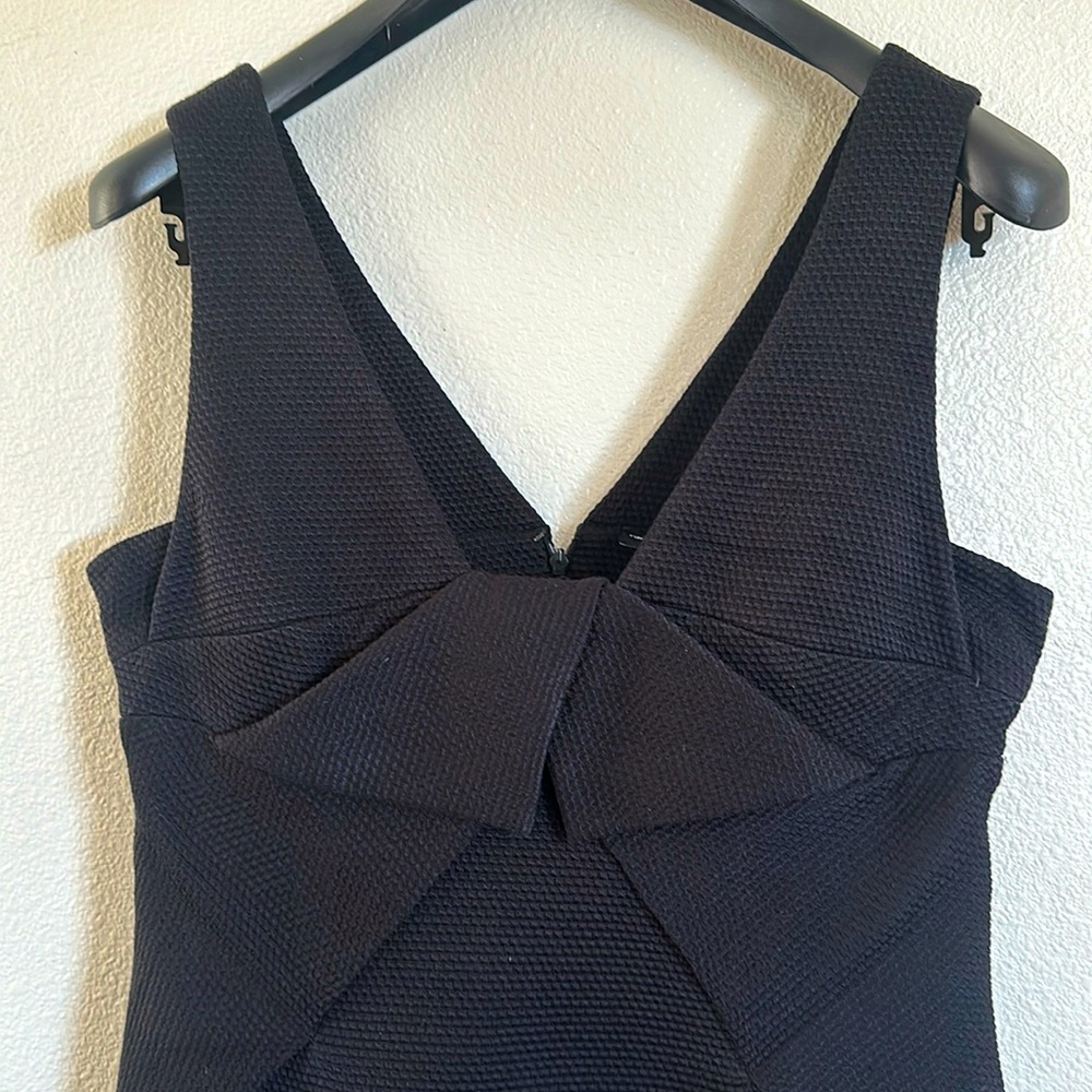 Giorgio Armani sz 40 Black Origami-style Folded Cocktail Dress